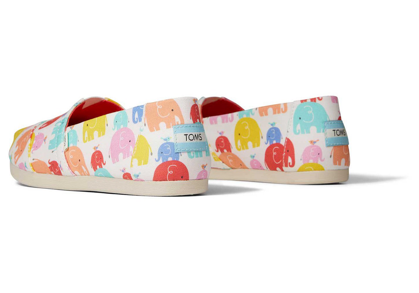 Toms Espadryle Damskie Kolorowe - Alpargata Elephants - 84AJCPFWQ